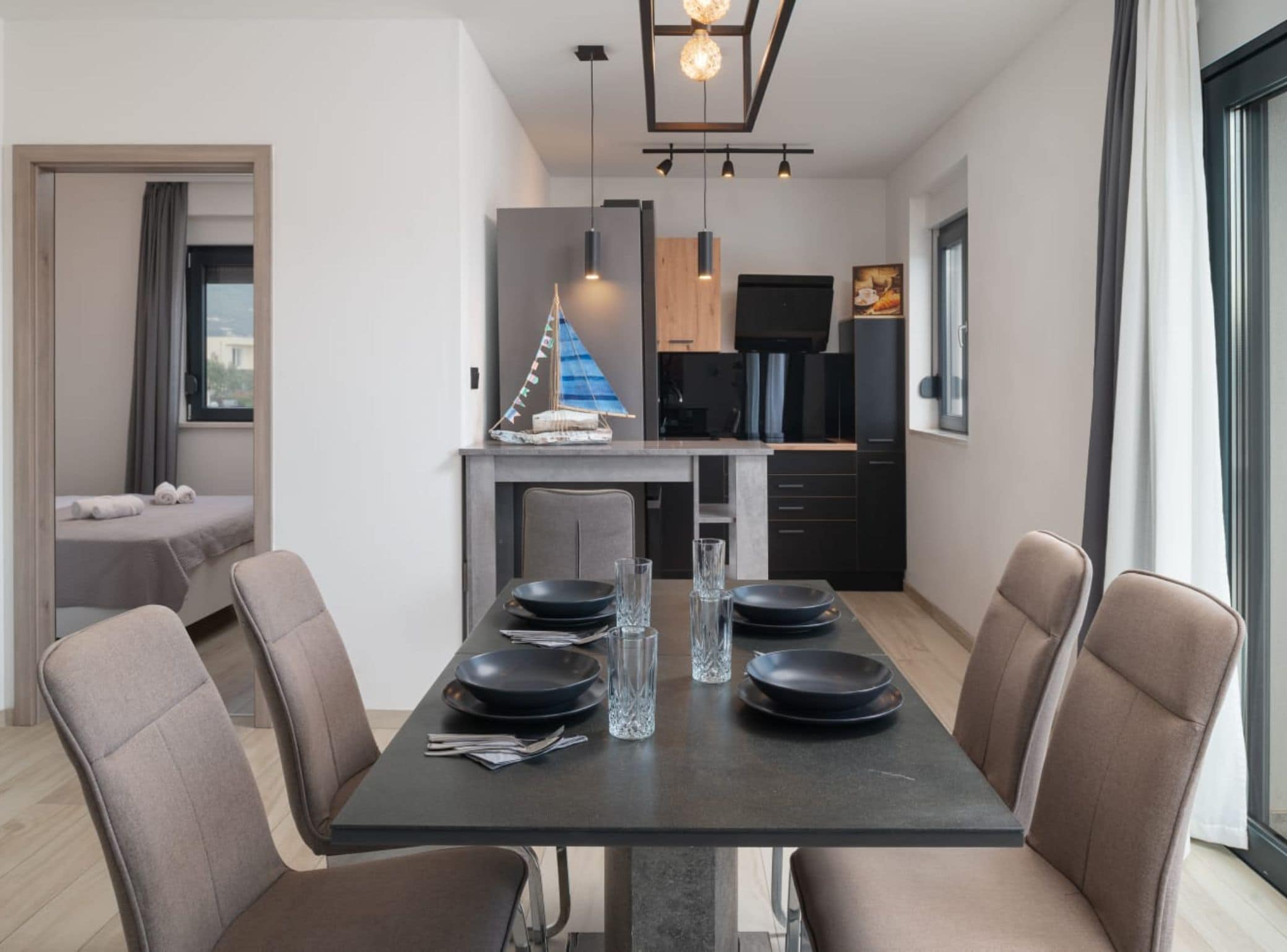 公寓 (Apartment Infinity with Hot Tub) | 餐廳