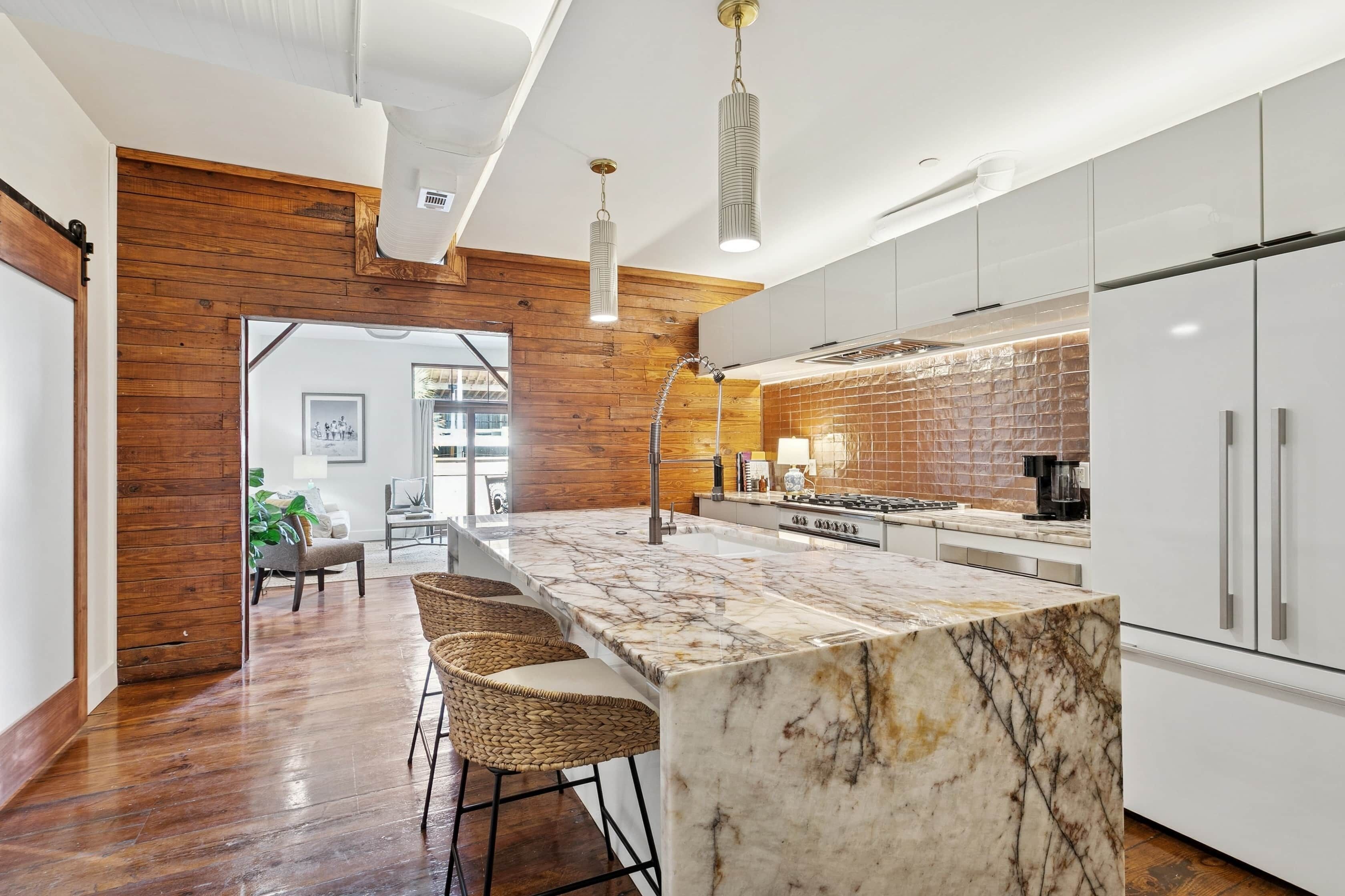 Refrigerador y parrilla de estufa 