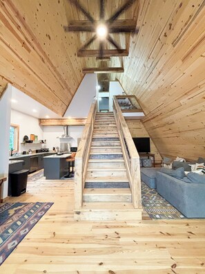 Interior - NEW! Escape, Unplug, Reconnect at Three Arrows A-Frame Retreat in Etowah, TN (Etowah)
