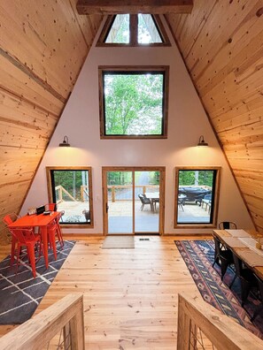 Interior - NEW! Escape, Unplug, Reconnect at Three Arrows A-Frame Retreat in Etowah, TN (Etowah)