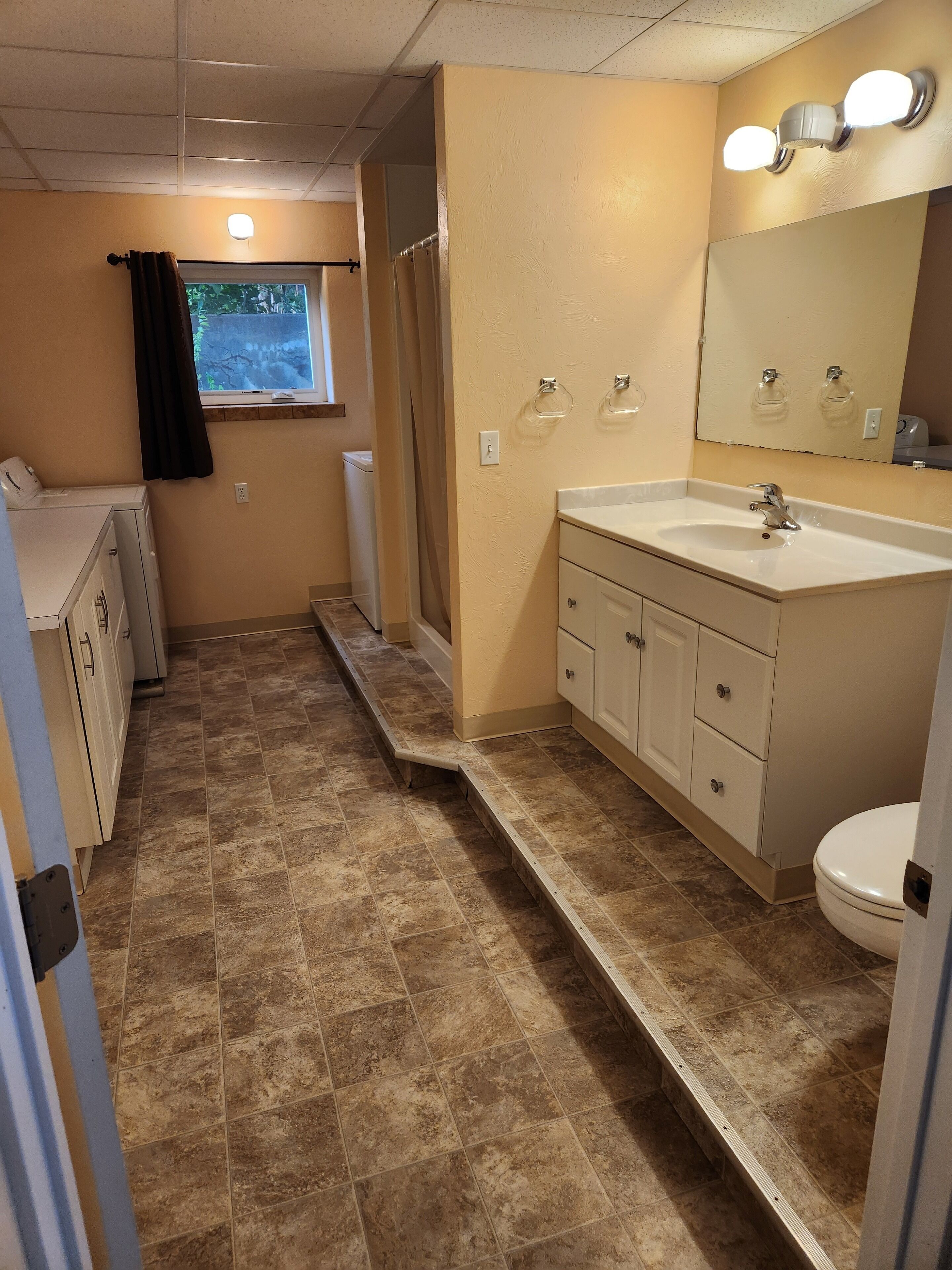 Towels, soap, toilet paper