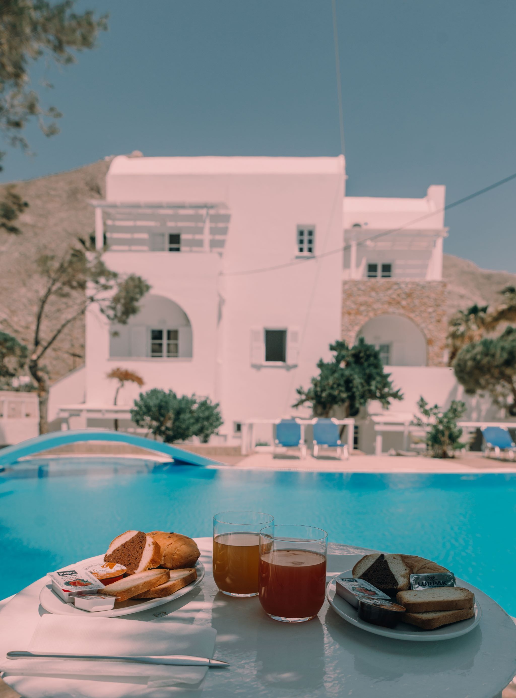 Blick von der Unterkunft