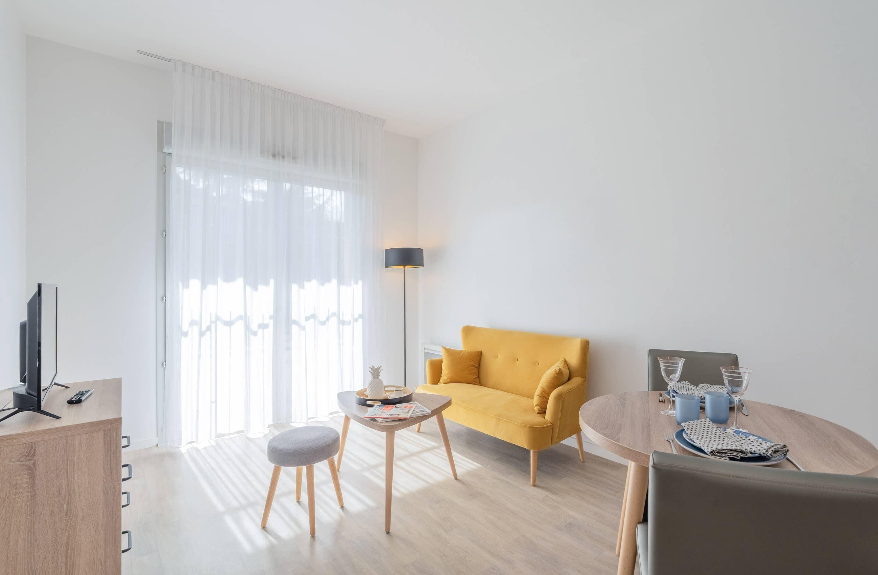 Appartement 1 chambre | Free WiFi, bed sheets