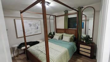 3 dormitorios, tabla de planchar con plancha, cuna de viaje y wifi