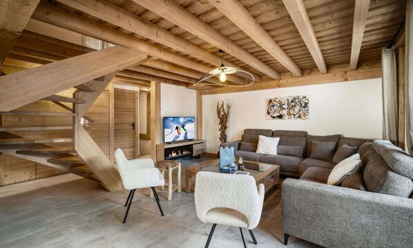 Living area - Horlana Apartment (Courchevel)