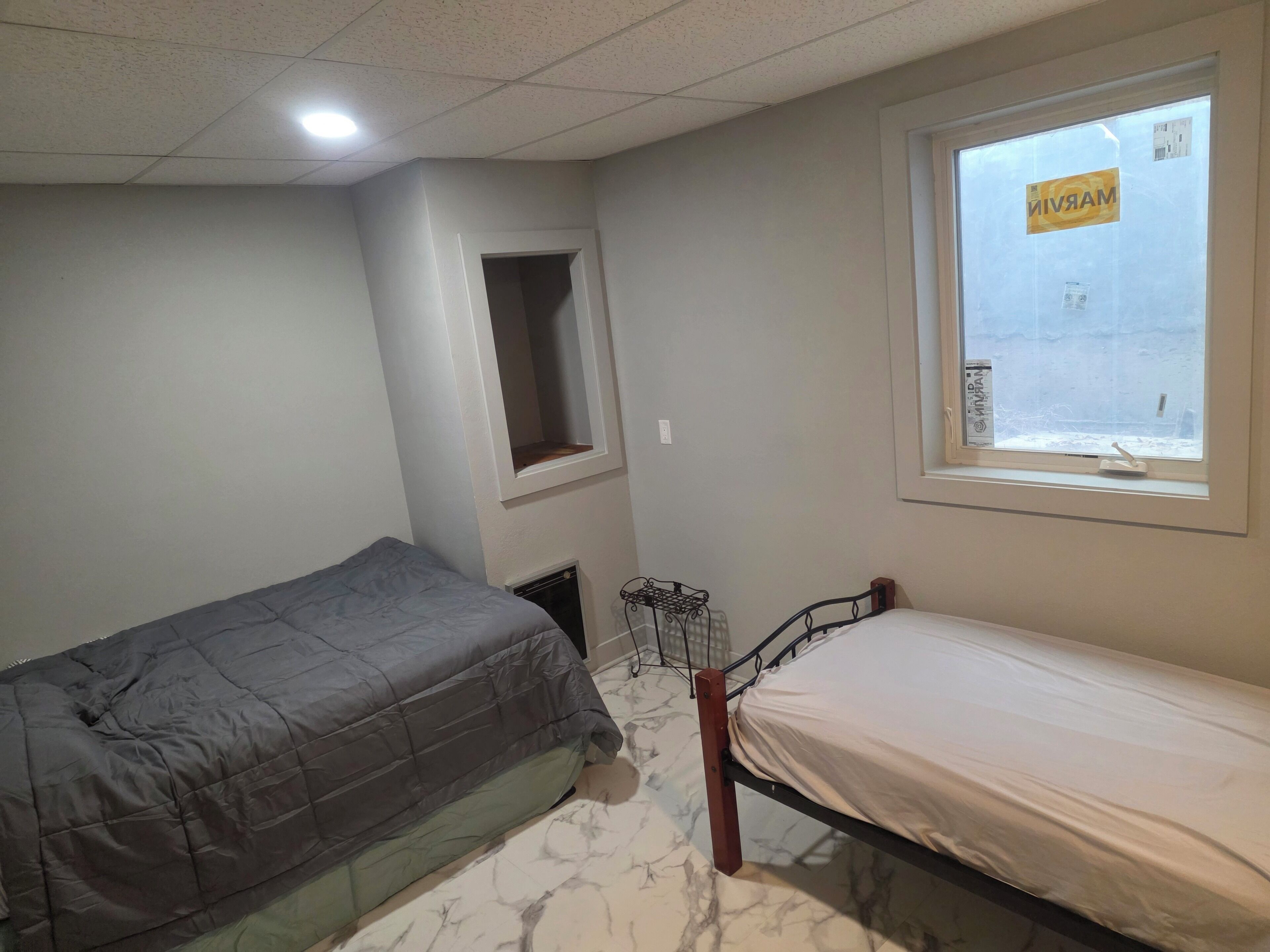 1 bedroom, internet, bed sheets