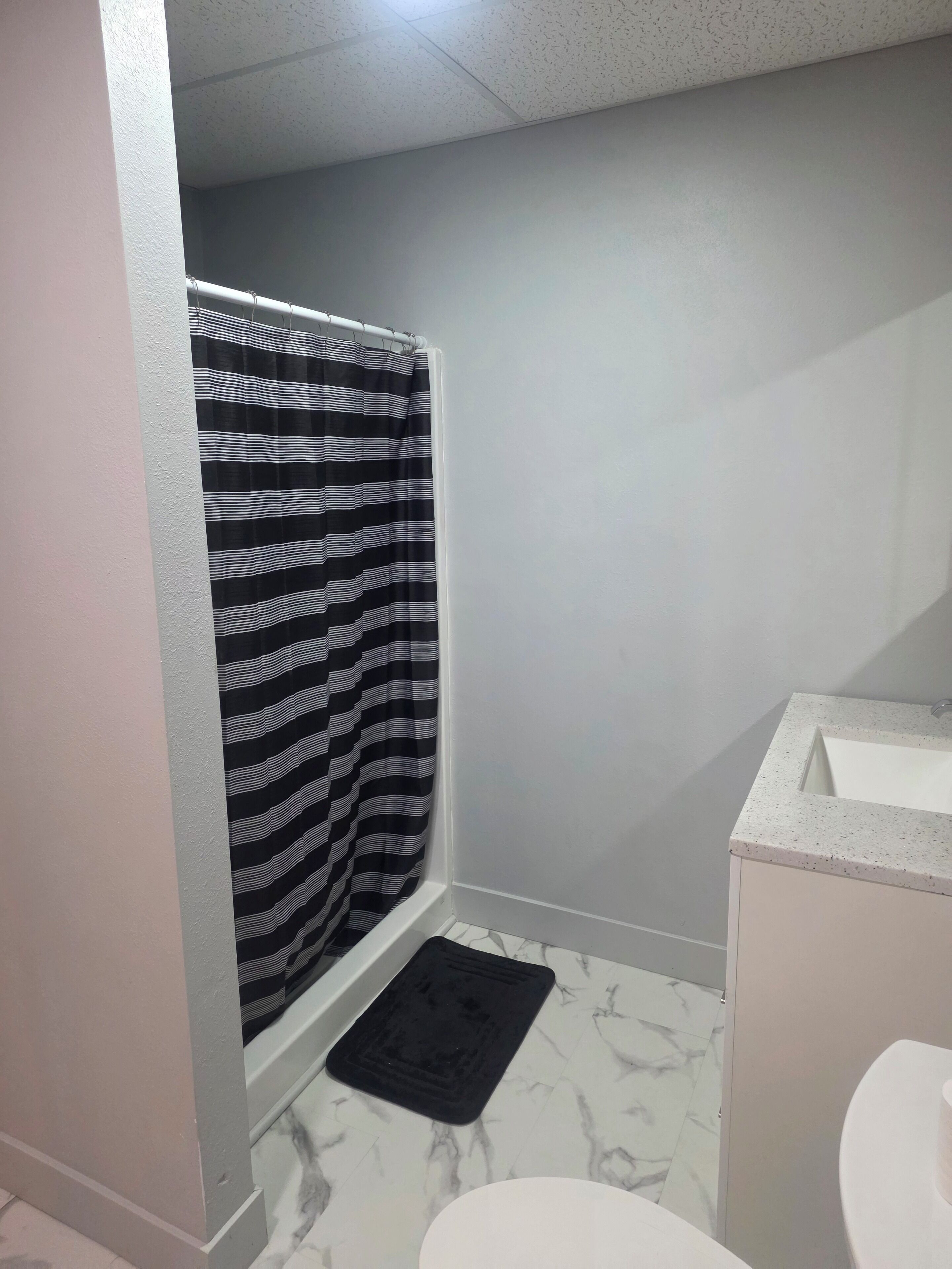 Towels, soap, toilet paper