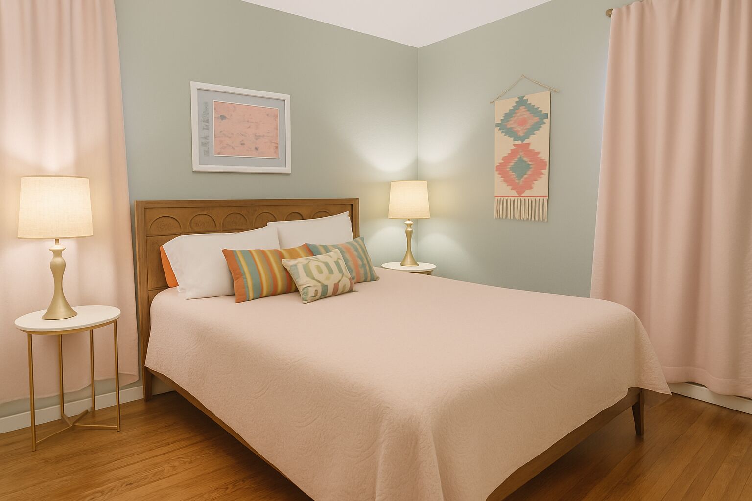 2 bedrooms, travel crib, free WiFi, bed sheets