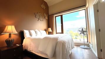 2 bedrooms, internet, bed sheets