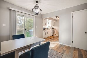 Dining - Near Pewaukee Lake & Nature Preserve: Home w/ Yard (Pewaukee)
