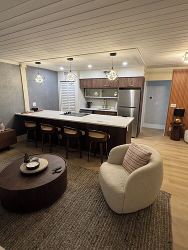 Designer condo-everything new A++ location steps from beach and Atlantic Ave