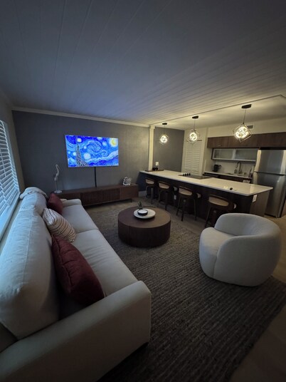 Designer condo-everything new A++ location steps from beach and Atlantic Ave