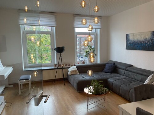 Business bedroom during the trade fair