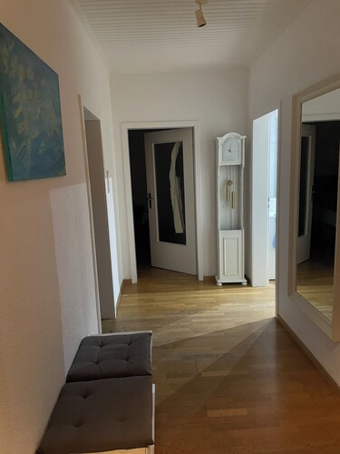 Business bedroom during the trade fair