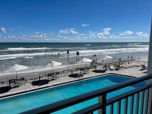 Pool - Amazing Beach Location and Ocean View! Unit 220 (Daytona Beach)