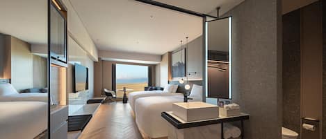 Room, 2 Double Beds, Lake View