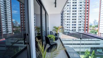 Deluxe-Apartment | Blick vom Balkon