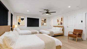 5 bedrooms, iron/ironing board, WiFi, bed sheets