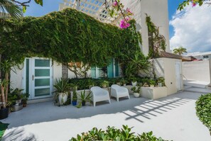 Apartment, Multiple Beds, Patio, Ocean View (Casa Pelegrina 1 ) | Terrace/patio - Casa Pelegrina I Powered G in Ocean Park (San Juan)