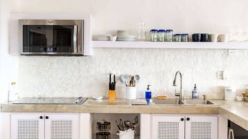 Căn hộ, 1 giường cỡ queen, bồn tắm nước nóng, quang cảnh sân golf (Kyo) | Bếp riêng