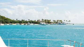 Studio, 1 Queen Bed, Patio, City View (Ambasdor 405) | Water view