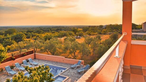 House | View from property - Holiday Home With Pool in Visocane (Policnik)