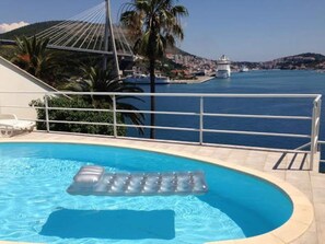 Outdoor pool - Apartments Lozica - Studio Apartment With Terrace and Sea View (Dubrovnik)