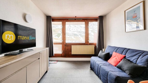 Living area - 2-room Apartment for 6 People - Comfort (Bagnères-de-Bigorre)