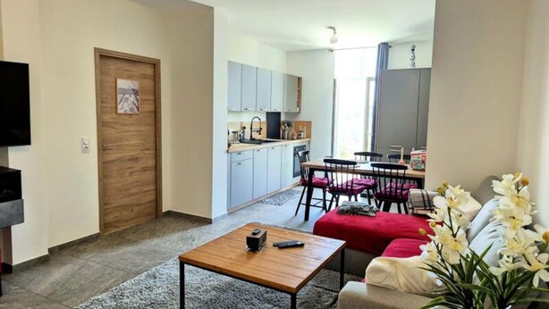 Living area - Apartment in Le Revard Near Ski Slopes (Les Deserts)