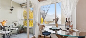 Lake View Studio I See – Mountain View I 45" Smart TV, shower, elevator, parking