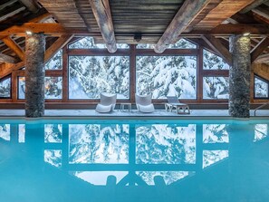 A heated pool - Fermes de Méribel Daguet #13 - 6 guests - Ski in - Ski out (Les Allues)