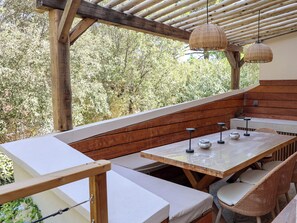 Outdoor dining - Casetta Mare di Cala Rossa (Lecci)