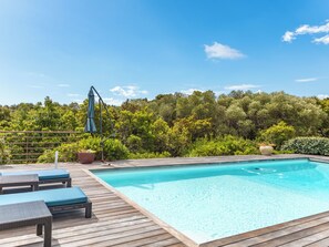 A heated pool - Villa A Pinedda Mare (Zonza)