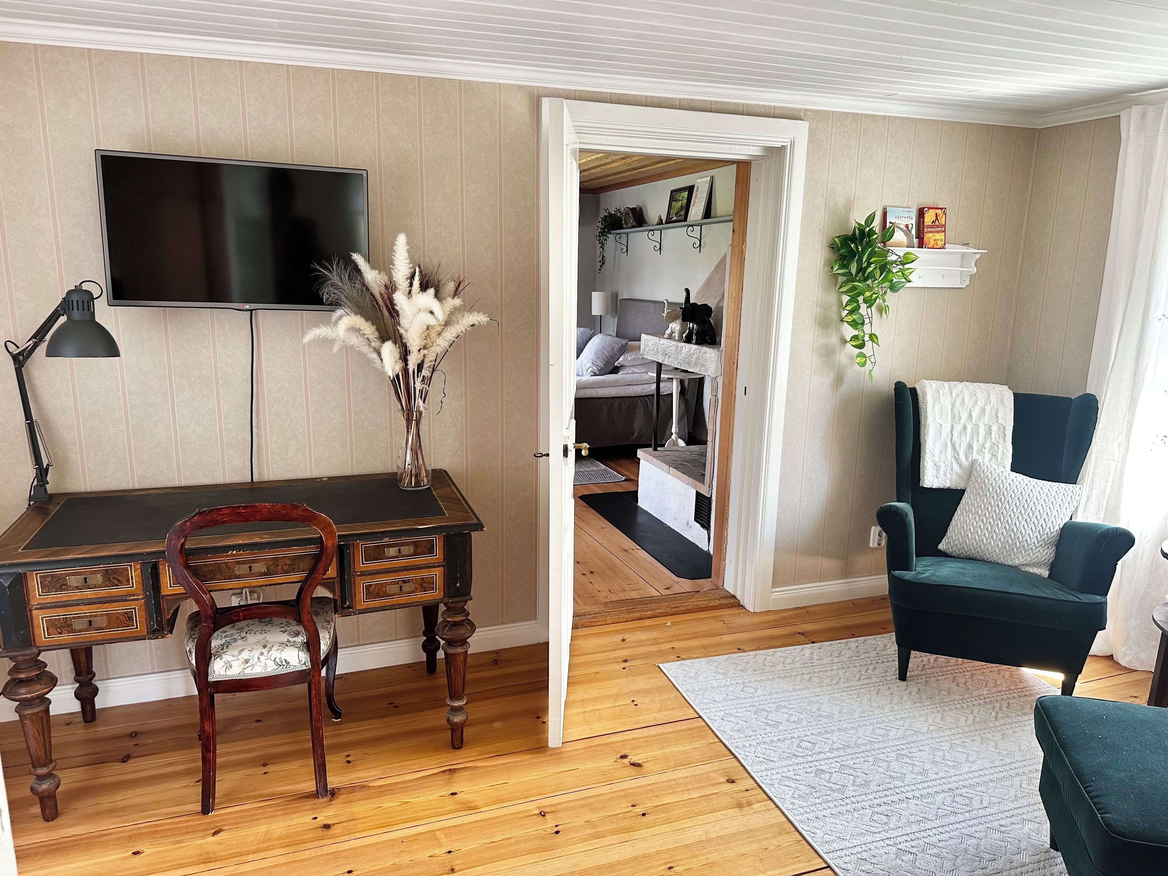 1 chambre, bureau, Wi-Fi gratuit, draps fournis