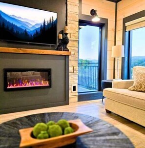 TV, fireplace, video games, table football - Mountain Views | Indoor Pool | Free Waterpark (Sevierville)