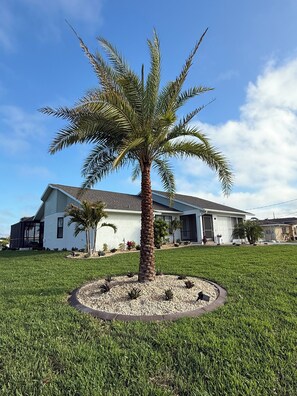 Property grounds - Pool + Waterfront + No Bridge Gulf Access + Dock + 3 Bedrooms, 4 beds, 1 sofabed (Englewood)