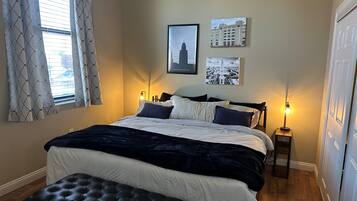 1 dormitorio, tabla de planchar con plancha, wifi gratis y ropa de cama