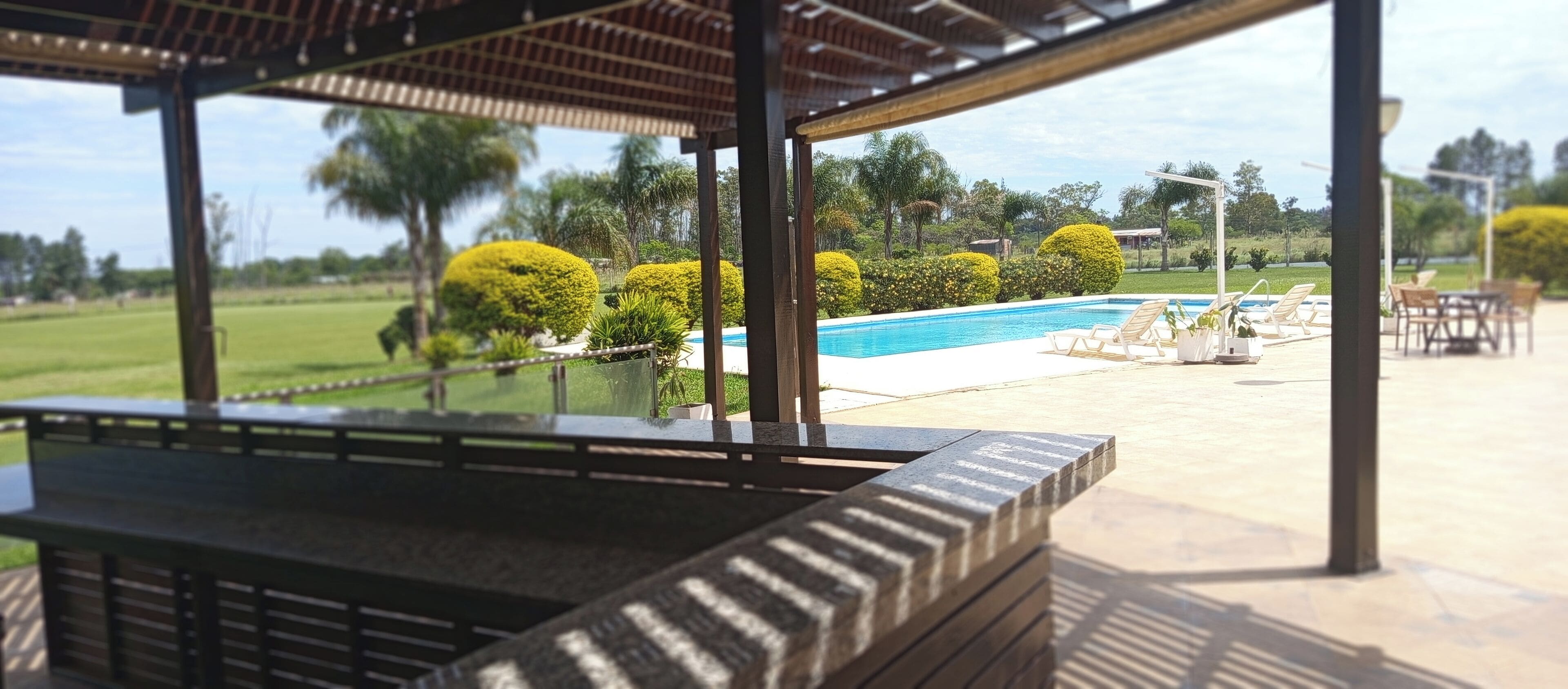 Outdoor pool, free pool cabanas, pool umbrellas