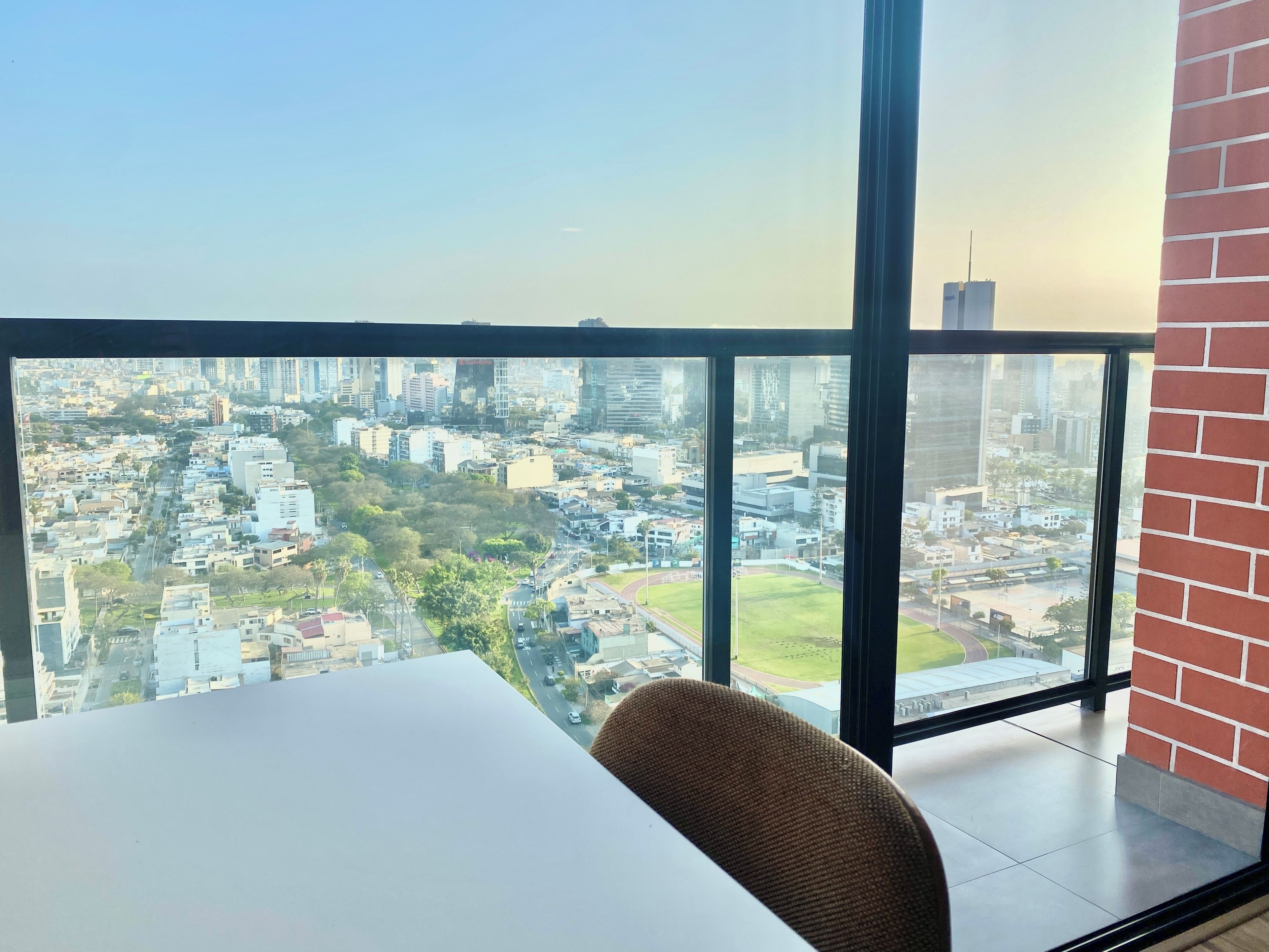 Vue depuis l’hébergement