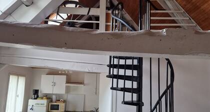 Quiet country house with access to garden. Pets allowed