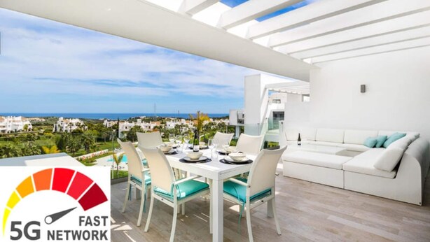 Outdoor dining - Al-1514 Estepona - Apartment - Alcazaba Lagoon (Casares)