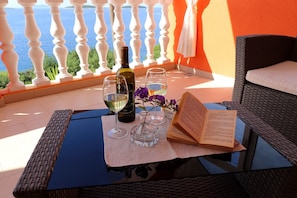 House | Property grounds - Holiday Home Adriatic View-three Bedroom Apartment With Terrace and Sea View (Blato)