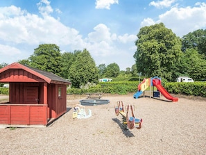 Deluxe House, 2 Bedrooms | Children's area - Splendid Cabin in Camping Resort (Aabenraa)