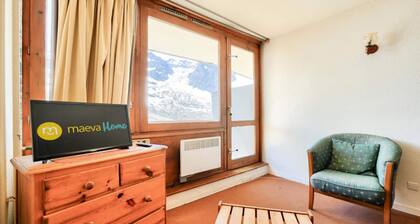 Holiday Home in La Mongie Ski-in Access