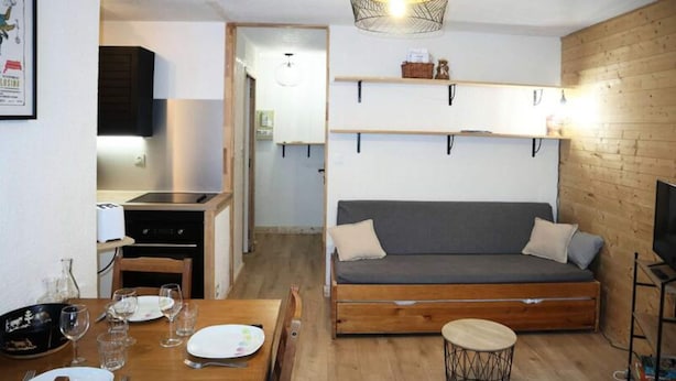 Living area - LES Orres 1650 Apartment FOR 6 People (Les Orres)