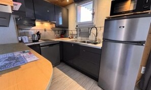 Fridge, microwave, oven, dishwasher - Trompe L'oeil 21 (La Plagne-Tarentaise)