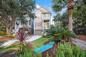Exterior - Gated Ocean Point Home, 4BR, End Unit, Pool/Golf/Ocean Views! (Isle Of Palms)