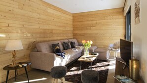 Living area - Apartment With Parking (Les Deux Alpes)
