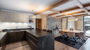 Dining - New Ski-in and Ski-out Apartment (Courchevel)