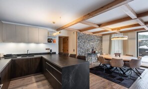 Dining - New Ski-in and Ski-out Apartment (Courchevel)